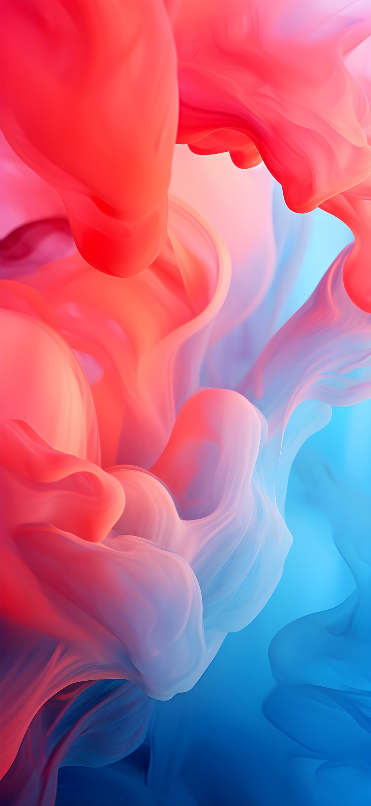 Mint Freshness gradient wallpaper for iPhone