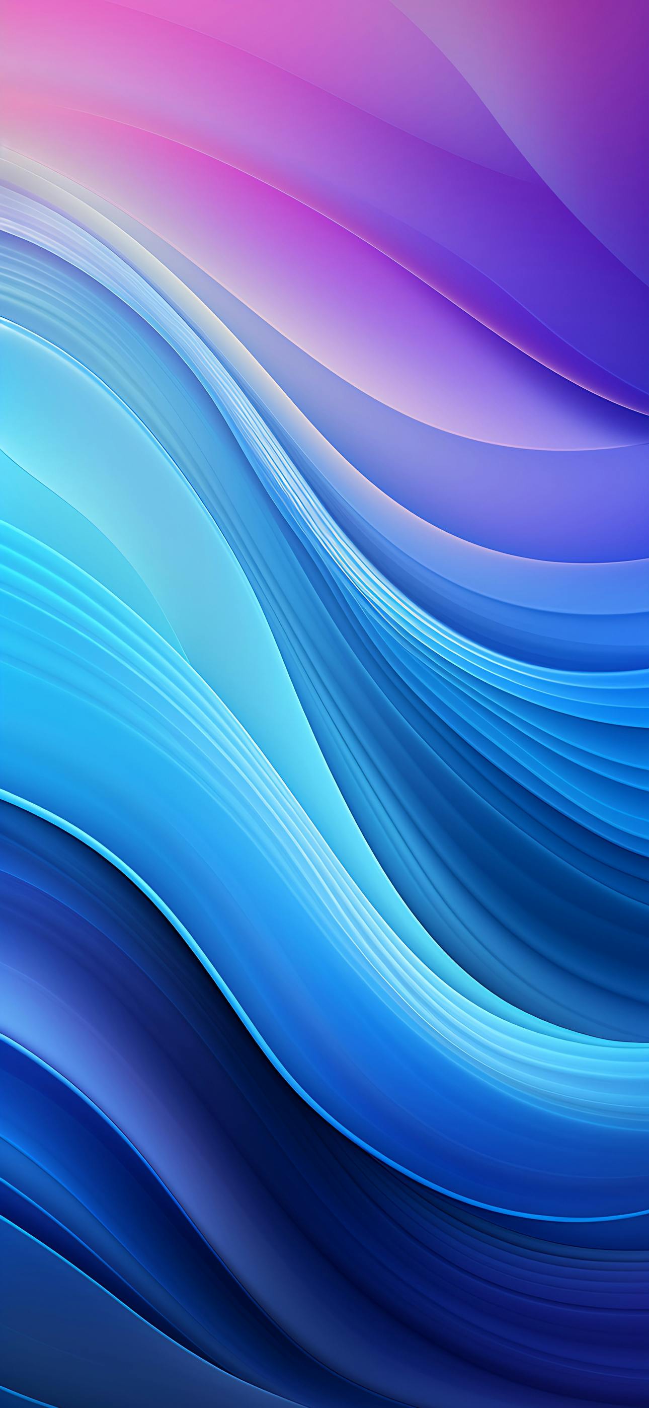 Cool blue gradient wallpaper for iPhone