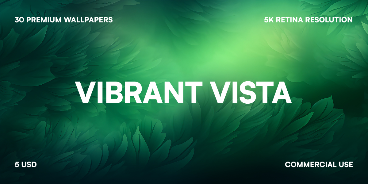 Vibrant Vista Gradient Wallpaper pack