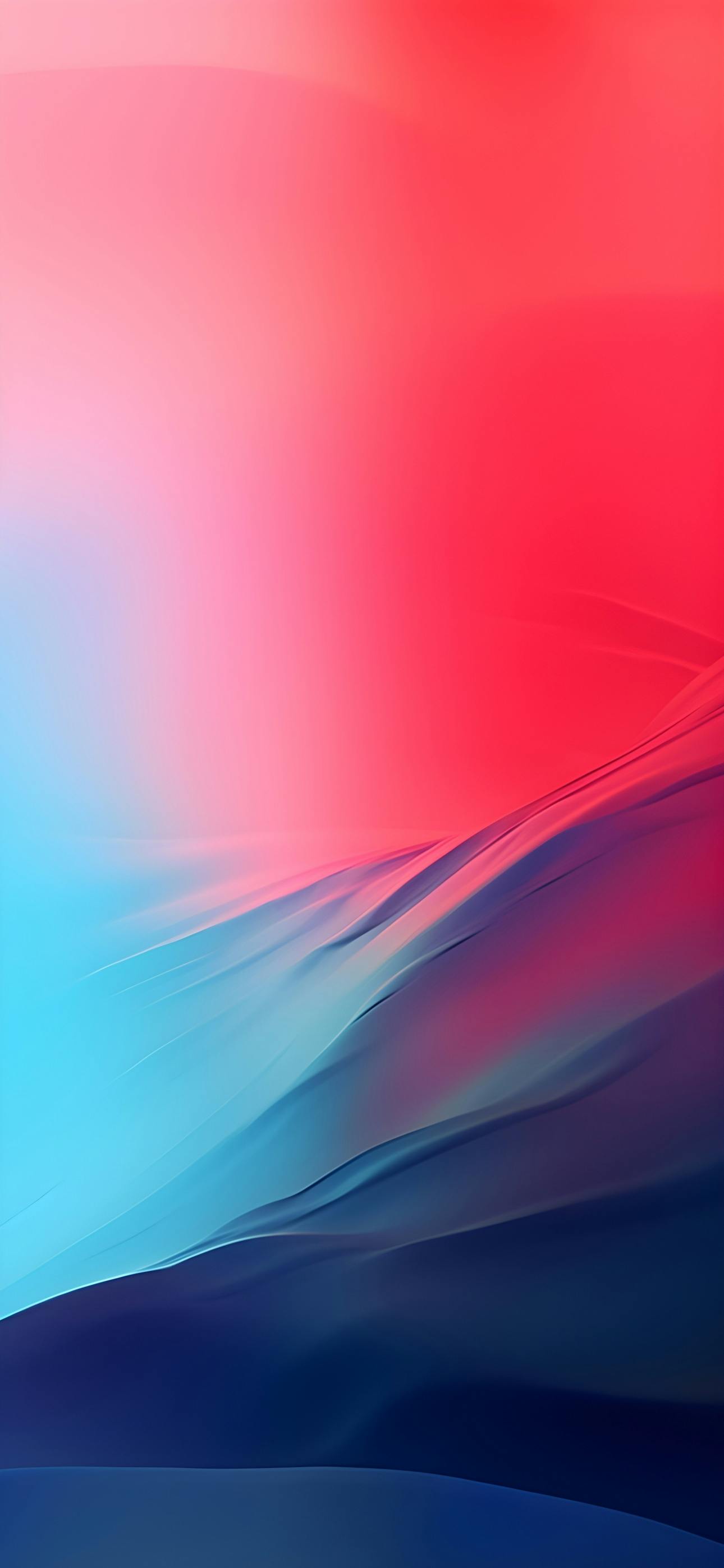Aqua Bliss gradient wallpaper for iPhone