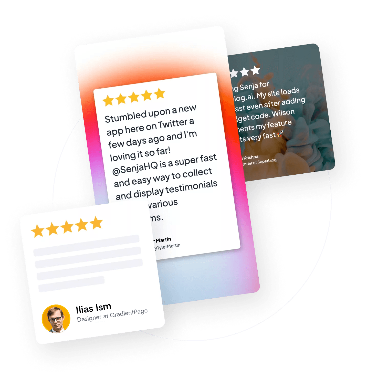 senja testimonial examples