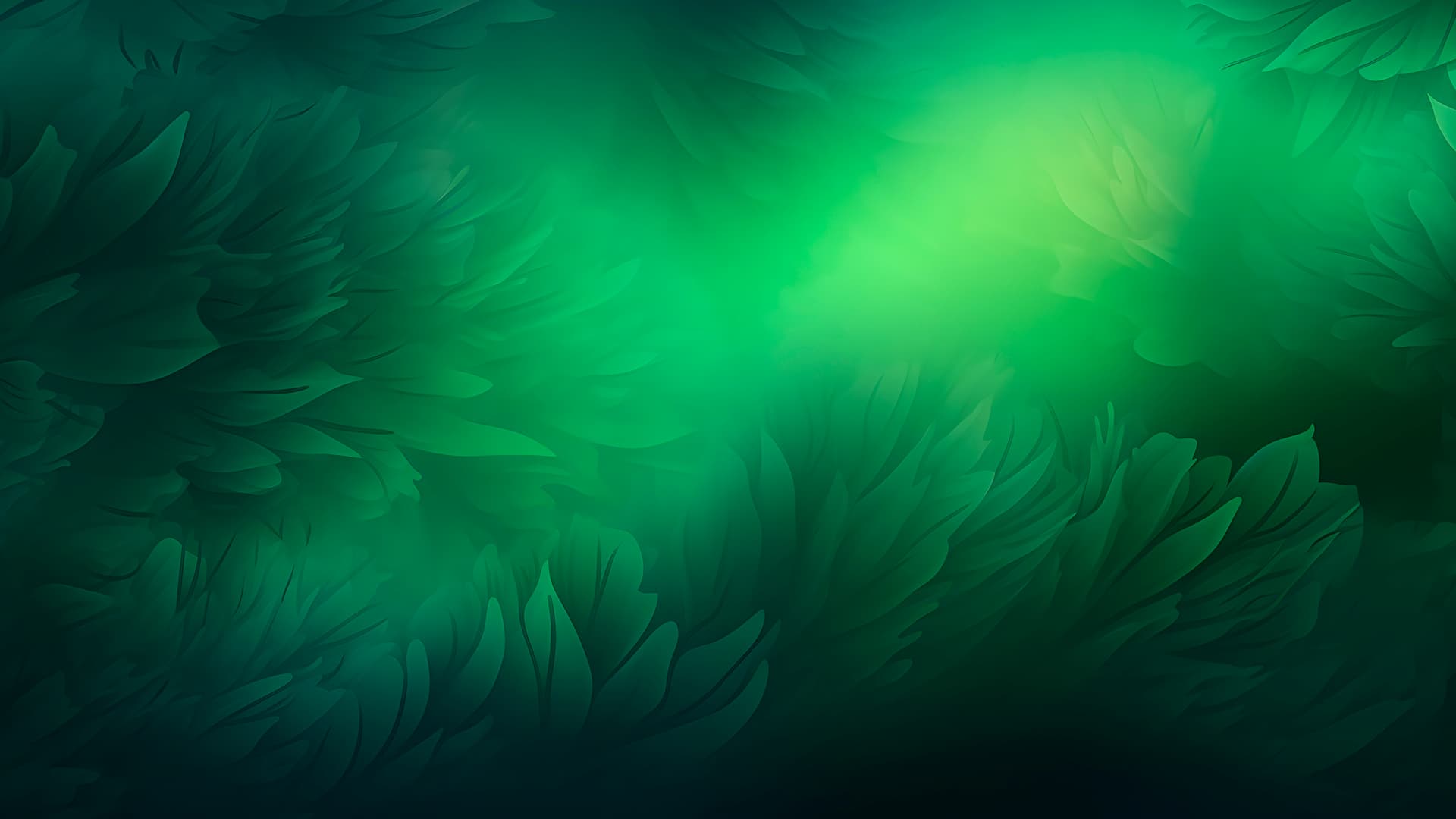Premium Green Glory gradient wallpaper