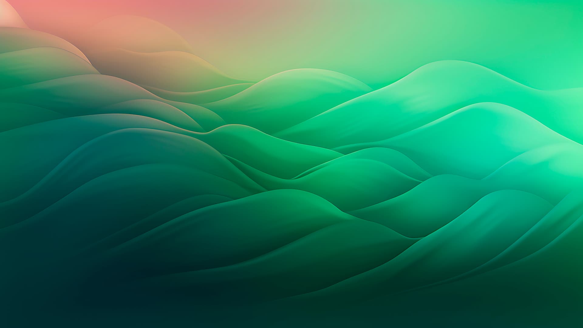 Premium Green Glory gradient wallpaper