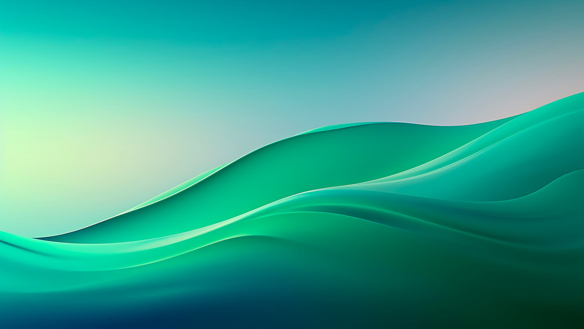 Premium Green Glory gradient wallpaper
