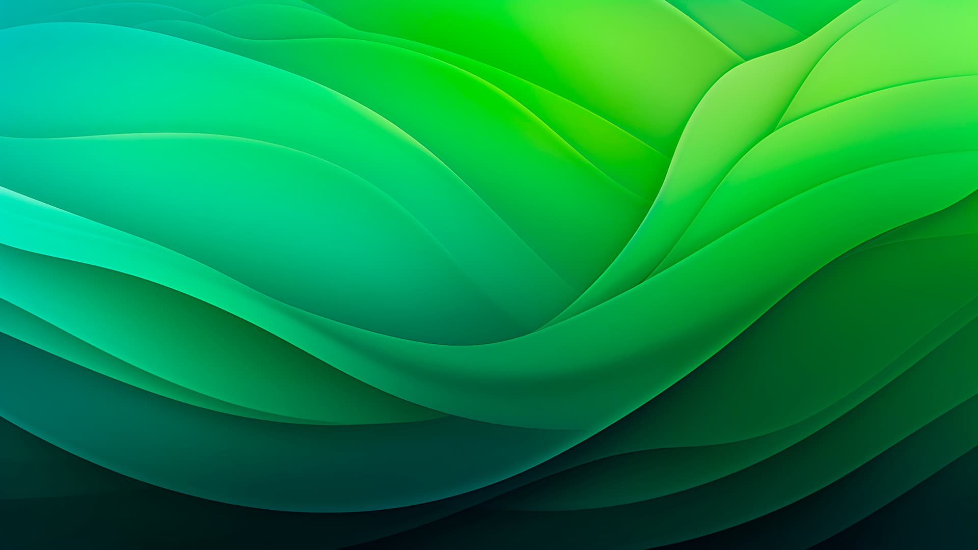 Premium Green Glory gradient wallpaper
