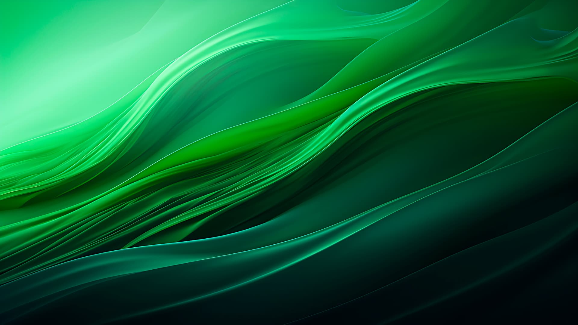 Premium Green Glory gradient wallpaper