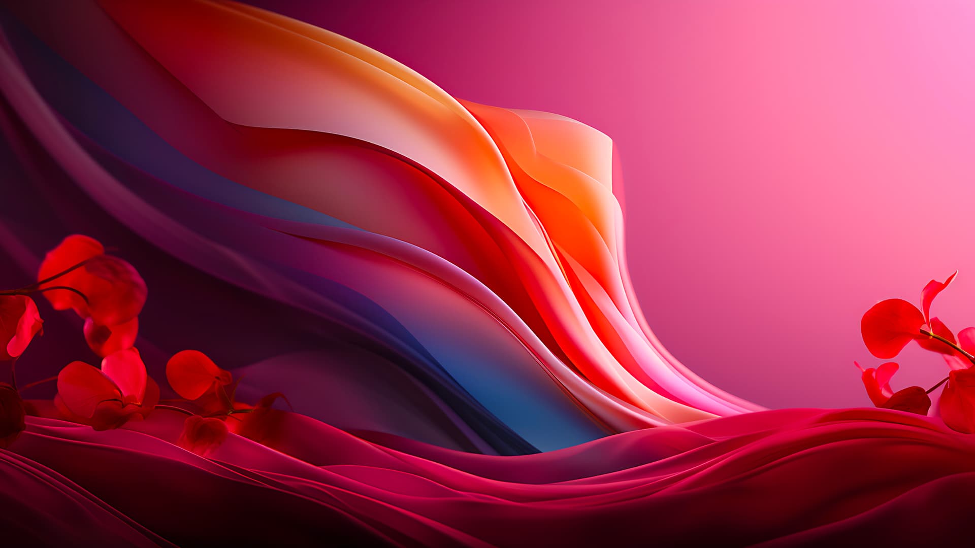 Premium Pretty in Pink gradient wallpaper