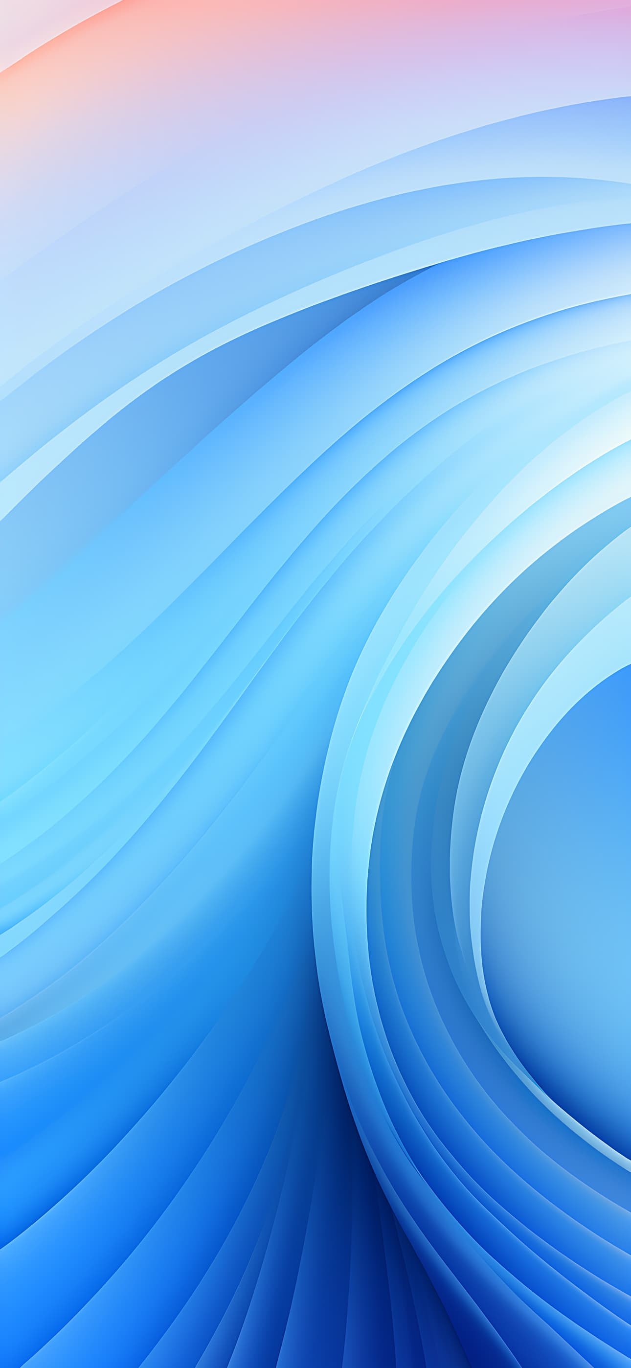 Blue gradient wallpaper for iPhone
