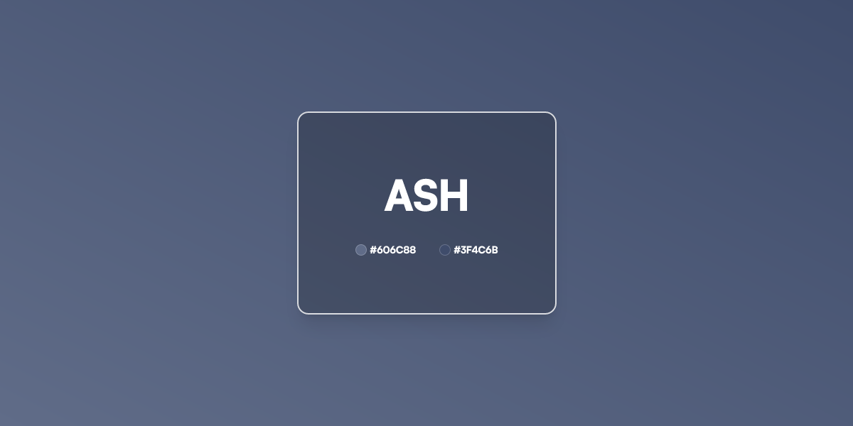 Ash Gradient CSS 2 Color Linear UI Gradient Generator