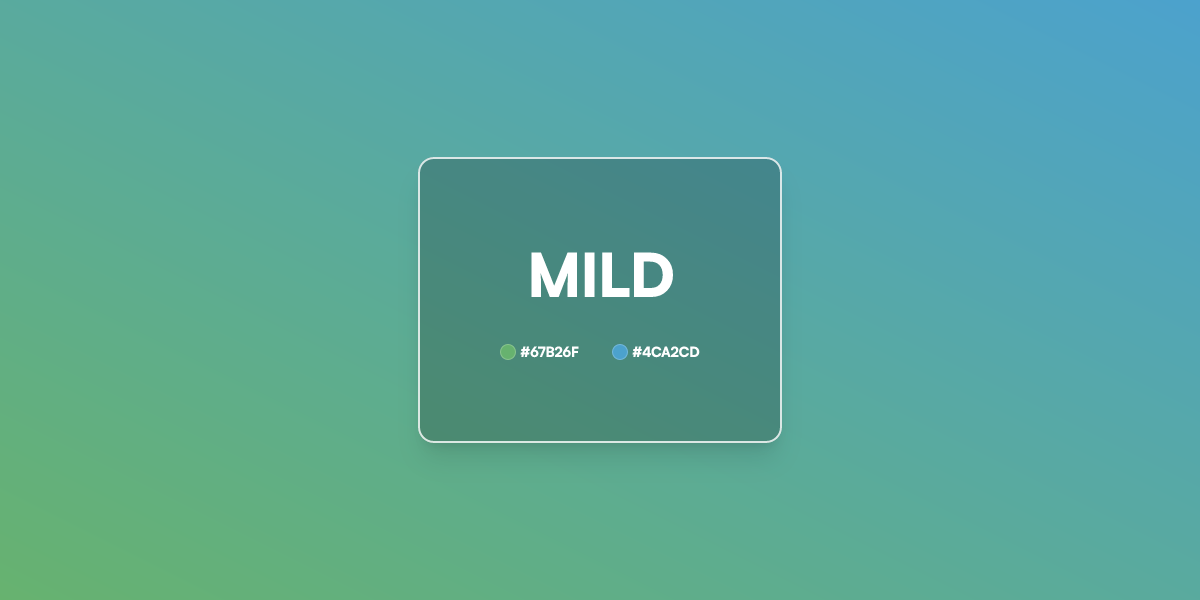 Mild Gradient CSS 2 Color Linear UI Gradient Generator