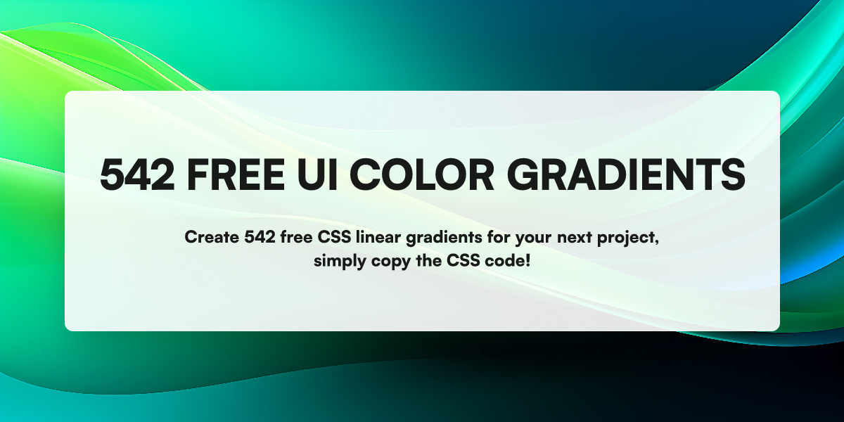 Find Free UI Color Gradients