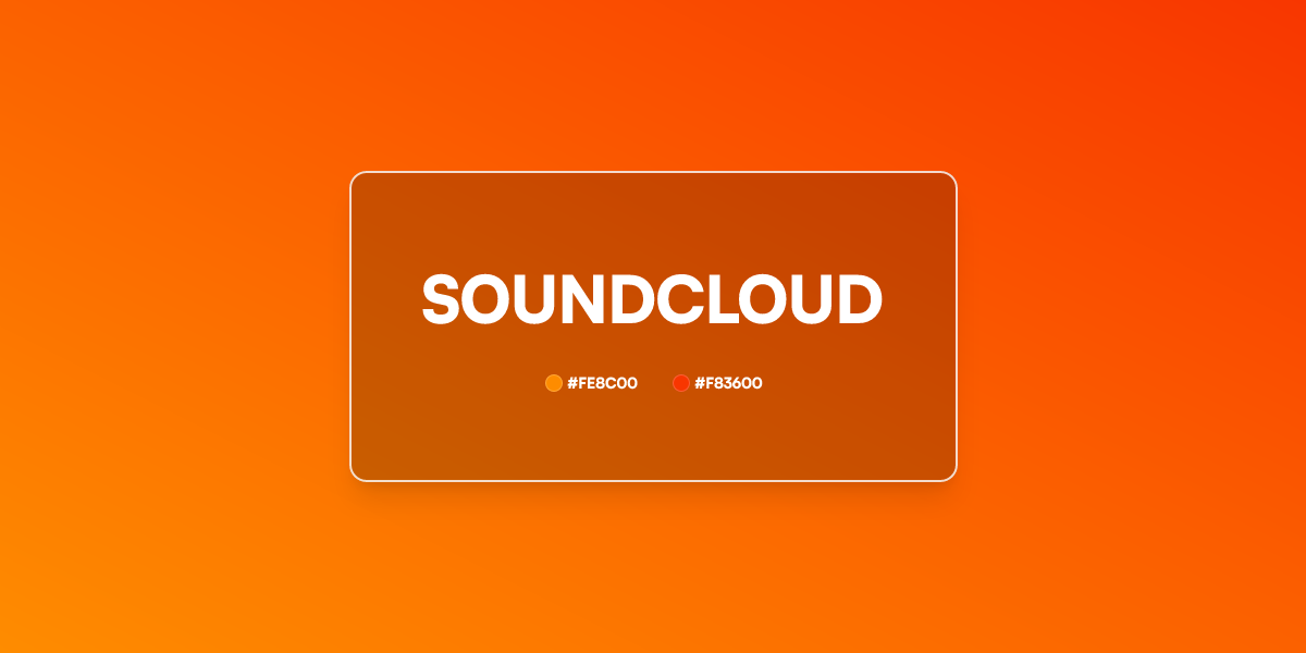 SoundCloud Gradient CSS 2 Color Linear UI Gradient Generator