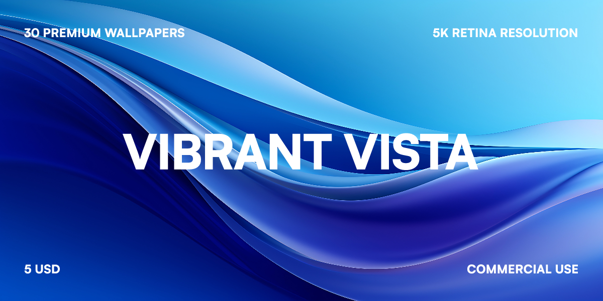 Vibrant Vista Gradient Wallpaper pack